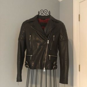 ALLSAINTS ARMSTEAD LEATHER BIKER